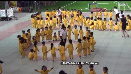公明第二幼儿园晨间英语十分钟运动