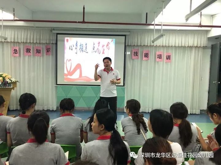 抢救手艺 各人学 ——威廉希尔官网花园幼儿园开展抢救知识手艺培训