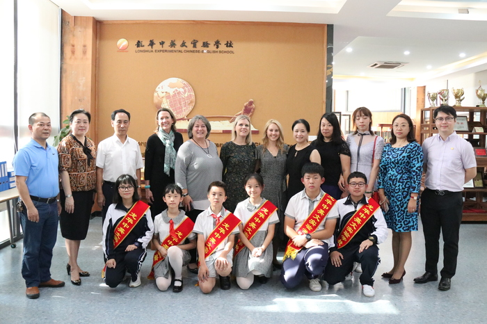 接待美国精英高中来访，，，，，，，，拓宽中西文化交流之路