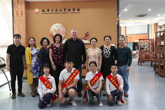 美国名校索斯兰学校来校会见，，，，，深入举行国际教育之路探讨